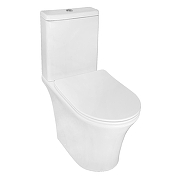 Унитаз компакт Azario Vois AZ-1343В цвет Белый с бачком и сиденьем Микролифт-1