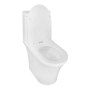 Унитаз компакт Azario Vois AZ-1343В цвет Белый с бачком и сиденьем Микролифт-2