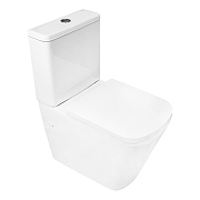 Унитаз компакт Azario Terra AZ-1373AT цвет Белый с бачком и сиденьем Микролифт