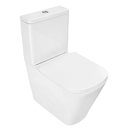 Унитаз компакт Azario Terra AZ-1373AT цвет Белый с бачком и сиденьем Микролифт-1