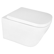 Унитаз Azario Vesper AZ-1373WH подвесной цвет Белый с сиденьем Микролифт