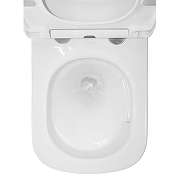 Унитаз Azario Vesper AZ-1373WH подвесной цвет Белый с сиденьем Микролифт-6