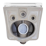 Унитаз Azario Vesper AZ-1373WH подвесной цвет Белый с сиденьем Микролифт-11