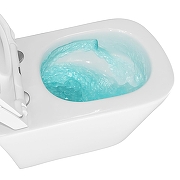 Унитаз Azario Vesper AZ-1373WH подвесной цвет Белый с сиденьем Микролифт-13