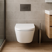 Унитаз Azario Vesper AZ-1373WH подвесной цвет Белый с сиденьем Микролифт-14