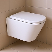 Унитаз Azario Vesper AZ-1373WH подвесной цвет Белый с сиденьем Микролифт-15