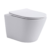 Унитаз Azario Vacio AZ-1904T подвесной цвет Белый с сиденьем Микролифт