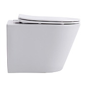 Унитаз Azario Vacio AZ-1904T подвесной цвет Белый с сиденьем Микролифт-3