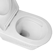 Унитаз Azario Still AZ-1909T подвесной цвет Белый с сиденьем Микролифт-5