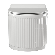 Унитаз Azario Luster AZ-2285 подвесной цвет Белый с сиденьем Микролифт-1