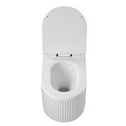 Унитаз Azario Luster AZ-2285 подвесной цвет Белый с сиденьем Микролифт-3