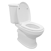 Унитаз компакт Azario Benty AZ-237 цвет Белый с бачком и сиденьем Микролифт-1