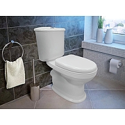 Унитаз компакт Azario Benty AZ-237 цвет Белый с бачком и сиденьем Микролифт-5