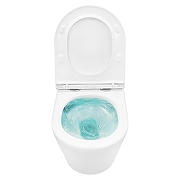 Унитаз Azario Vela AZ-2480 подвесной цвет Белый с сиденьем Микролифт-7