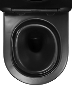 Унитаз Azario Vela AZ-2480MB подвесной цвет Черный матовый с сиденьем Микролифт-7