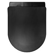 Унитаз Azario Vela AZ-2480MB подвесной цвет Черный матовый с сиденьем Микролифт-9