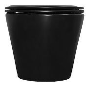 Унитаз Azario Vela AZ-2480MB подвесной цвет Черный матовый с сиденьем Микролифт-10