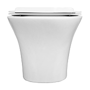 Унитаз Azario Fretta Round AZ-2617E подвесной цвет Белый с сиденьем Микролифт-6