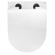 Унитаз Azario Fretta Round AZ-2617E подвесной цвет Белый с сиденьем Микролифт-9