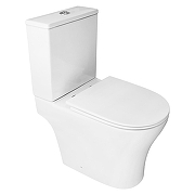 Унитаз компакт Azario Reina AZ-2785T цвет Белый с бачком и сиденьем Микролифт-1