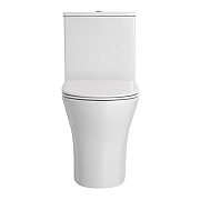 Унитаз компакт Azario Reina AZ-2785T цвет Белый с бачком и сиденьем Микролифт-2