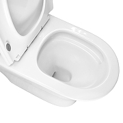 Унитаз компакт Azario Reina AZ-2785T цвет Белый с бачком и сиденьем Микролифт-6
