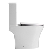 Унитаз компакт Azario Reina AZ-2785T цвет Белый с бачком и сиденьем Микролифт-8