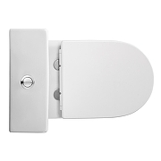 Унитаз компакт Azario Reina AZ-2785T цвет Белый с бачком и сиденьем Микролифт-10