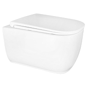 Унитаз Azario Riano AZ-2808E подвесной цвет Белый с сиденьем Микролифт
