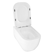 Унитаз Azario Riano AZ-2808E подвесной цвет Белый с сиденьем Микролифт-3