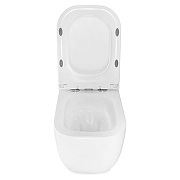 Унитаз Azario Riano AZ-2808E подвесной цвет Белый с сиденьем Микролифт-4