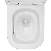 Унитаз Azario Riano AZ-2808E подвесной цвет Белый с сиденьем Микролифт-6