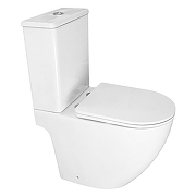 Унитаз компакт Azario Levita AZ-2903T цвет Белый с бачком и сиденьем Микролифт-1