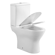 Унитаз компакт Azario Mist AZ-45T цвет Белый с бачком и сиденьем Микролифт-2