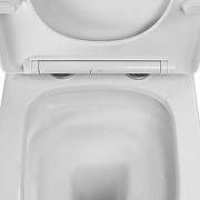 Унитаз компакт Azario Mist AZ-45T цвет Белый с бачком и сиденьем Микролифт-9