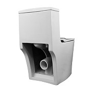 Унитаз моноблок Azario Bais AZ-5003 цвет Белый с сиденьем Микролифт-9