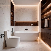 Унитаз моноблок Azario Bais AZ-5003 цвет Белый с сиденьем Микролифт-14