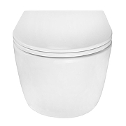 Унитаз Azario Serenata AZ-5101T-WHT подвесной цвет Белый с сиденьем Микролифт-2