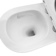 Унитаз Azario Serenata AZ-5101T-WHT подвесной цвет Белый с сиденьем Микролифт-5