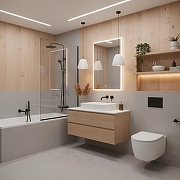 Унитаз Azario Serenata AZ-5101T-WHT подвесной цвет Белый с сиденьем Микролифт-9