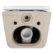 Унитаз Azario Nata AZ-5102T-WHT подвесной цвет Белый с сиденьем Микролифт-10