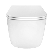 Унитаз Azario Bacio AZ-5103T-WHT подвесной цвет Белый с сиденьем Микролифт-2