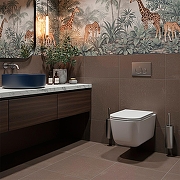 Унитаз Azario Bacio AZ-5103T-WHT подвесной цвет Белый с сиденьем Микролифт-8