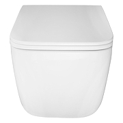 Унитаз Azario Vater AZ-5104T-WHT подвесной цвет Белый с сиденьем Микролифт-2