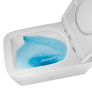 Унитаз Azario Vater AZ-5104T-WHT подвесной цвет Белый с сиденьем Микролифт-7