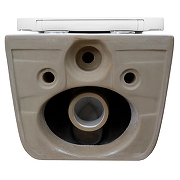 Унитаз Azario Vater AZ-5104T-WHT подвесной цвет Белый с сиденьем Микролифт-9