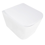 Унитаз Azario Aira AZ-5171T-WHT подвесной цвет Белый с сиденьем Микролифт-1