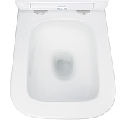 Унитаз Azario Aira AZ-5171T-WHT подвесной цвет Белый с сиденьем Микролифт-5