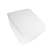 Унитаз Azario Pace AZ-5172T-WHT подвесной цвет Белый с сиденьем Микролифт-1