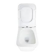 Унитаз Azario Pace AZ-5172T-WHT подвесной цвет Белый с сиденьем Микролифт-7